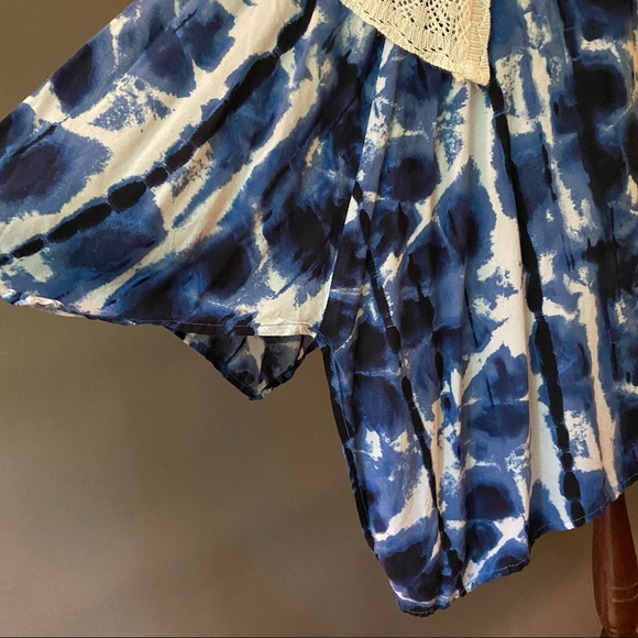 Great boho blue and white tie dye skirt. - Picture 5 of 5